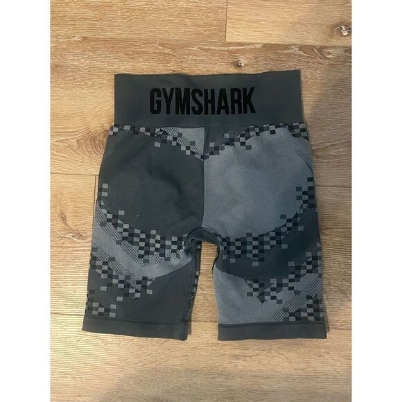 Gymshark Womens Green Wtflex Xyborg Seamless Cycling Shorts - Picture 2 of 2